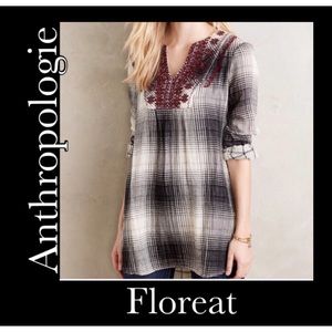 Floreat Flannel Tunic Top Small